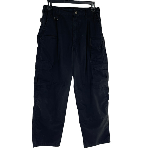 5.11 Tactical Mens Straight Utility Cargo Pants High Rise Size 32X30 Black - Picture 1 of 9